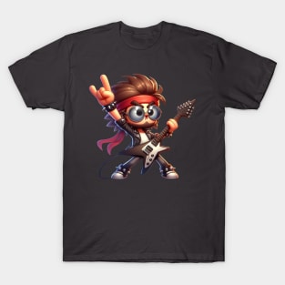 Cute Rockstar Illustration T-Shirt